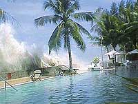 Video grab shows a tidal wave in Penang after tsunami waves hit southern Asia on Sunday in this amateur video footage taken on Sunday.
