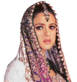 Preity Zinta in the recent blockbuster Veer-Zaara