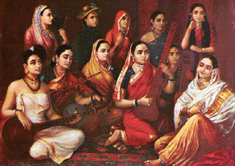 Galaxy of Musicians by Raja Ravi Varma
