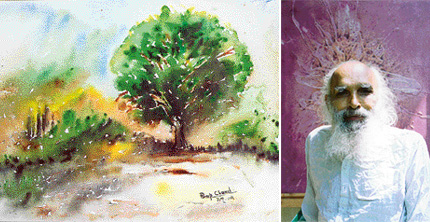 ‘Peepul tree at Dundahera,’ painted by Roop Chand