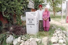 Diljit Singh Brar and his wife with their cherished milestone in Ludhiana