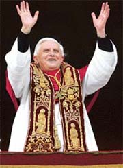 German Cardinal Joseph Ratzinger