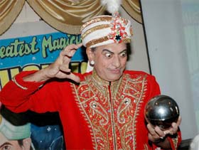 Magician Samrat Shankar performs in Jalandhar