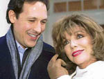 Joan Collins and Percy Gibson have a 32-year age gap