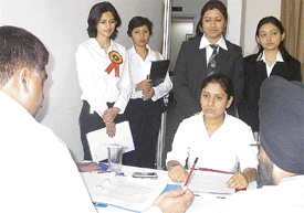 Youngsters explore opportunities at a job festival