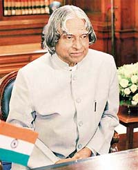 President Dr A.P.J. Abdul Kalam addresses the nation on the eve of Independence Day