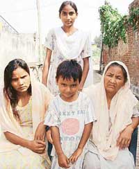 Family members of Sunil, alias Phuli, who is in a Pakistani jail on the charges of spying for the past seven years.