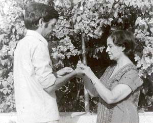 Amrita with Imroz