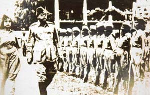 Women soldiers of the Indian National Army (INA), 1943
