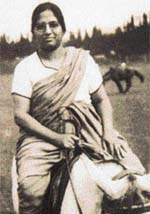 Dr Sant Kaur Grewal in Gulmarg, 1938