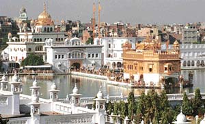A view of Harmandar Sahib, Amritsar’s most important landmark
