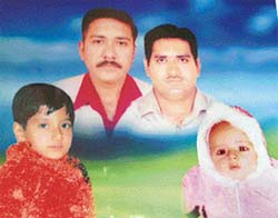 Rajiv, Sanjiv, Diksha and Abhishek of Mandi Ahmedgarh, who died in an accident on January 16 in Barnala