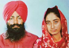 A file photo of Ms Dalvir Kaur and her US-based husband