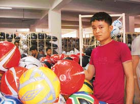The football industry in Jalandhar caters to football fans the world over