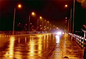 Much-awaited rain on Monday evening was a welcome relief for residents in Chandigarh
