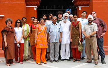 Participants for the 10th annual Punjab Studies Programme with Prof Gurinder S. Mann at Baring Christian College, Batala.