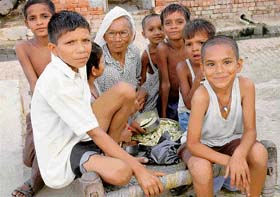Mrs Shanti Devi of Popra has seven grandsons and no granddaughter