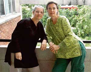 Brigitte Foray and Christine Chareyron