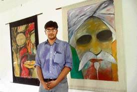 Rajesh Kalsi’s paintings come with a heavy dose of social conscience. —