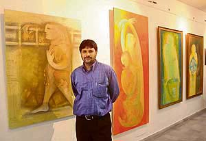 Madan Lal starts his work at crack of dawn and thus the sense of colour is fresh and heightened