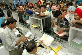 A heavy rush was witnessed at the first-ever passport adalat at the Regional Passport Office in Chandigarh on Saturday.