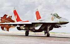 A file picture of MiG-29 aircraft