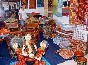Celebration fiesta offers a wide range of goods including colourful handicrafts