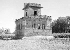 A view of the Jal Mahal at Batala