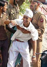Younger brother of deceased Jatinder Singh, a Class IX student who had committed suicide on Wednesday