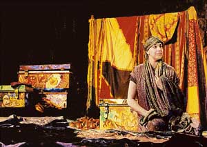 Neelam Mansingh Chowdhury uses props, stage and actors to create a special space