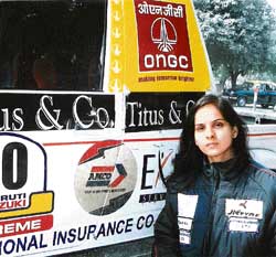 India’s only professional woman rallyist Sarika Sherawat