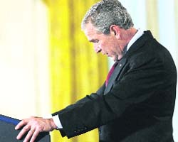 George concedes defeat