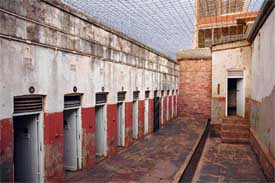 Cells for solitary confinement.