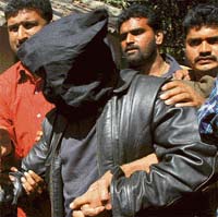 Suspected Lashkar militant Bilal in police custody in Bangalore