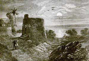 Tower of Silence — Malabar Hill, Bombay, where the Parsi dead are placed