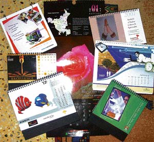 DESKTOP DESIGNS: Some calendars doing the rounds in the city