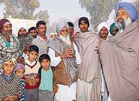 Mr Mahesh Inder Singh in Kheowali village in the Lambi Assembly segment. 