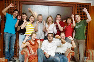 The group from Sweden who are in town to attend Pulkit Datta’s wedding is fascinated by the rituals and ceremonies that surround the Indian wedding