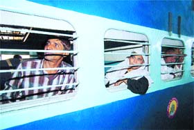 The Samjhauta Express, a friendship train, that refuses to go off the track despite enemies of peace raring their head on Monday morning