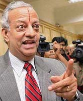 Chief Election Commissioner N. Krishnaswamy talks to mediapersons after he announced the dates for the Uttar Pradesh Assembly elections during a press conference in New Delhi