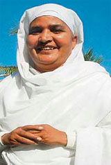 Bibi Jagir Kaur at her residence in Bholath