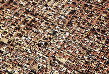 This shot of Bhuj from an IAF aircraft is in heartening contrast to the destruction caused by the devastating earthquake of January 2001.
