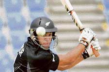 New Zealands Ross Taylor in action during a World Cup Group C match against Kenya in St. Lucia on Tuesday