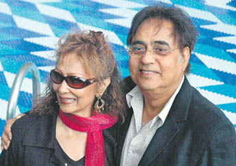 Jagjit and Chitra Singh on a recent visit to Chandigarh.