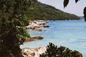 A beach in Malaysia