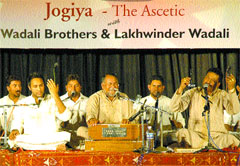 (From left to right) Lakhwinder Wadali, Puran Chand Wadali and Pyare Lala Wadali during a performance in Amritsar.