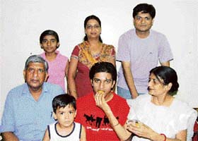 Ishan Aggarwal of MLN College, Yamunanagar, who topped in Kurukshetra University by securing 93.3 per cent marks in the B.Sc. (non-medical) examination