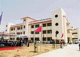 The new building of Government Girls Senior Secondary School, Sector 4, Rewari