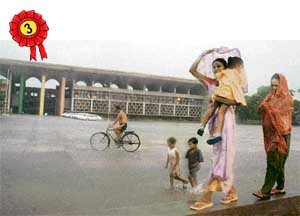 Come rain, come sunshine, life goes on... The Tribune lensman Vinay Malik’s award-winning photograph on the theme, Architecture and Life — Punjab and Haryana High Court, captures just that. He will be honoured on August 15.