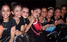 Students of Police DAV School are all smiles at a talent hunt contest held in the PAP complex in Jalandhar on Thursday.